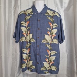 Tommy Bahamas Men's Short Sleeve Button Up Hawaiian Shirt Size MM Floral